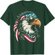 4th Of July Eagle US Flag Bandana Cool Women Men Kids T-Shirt - T-Shirt | Forest