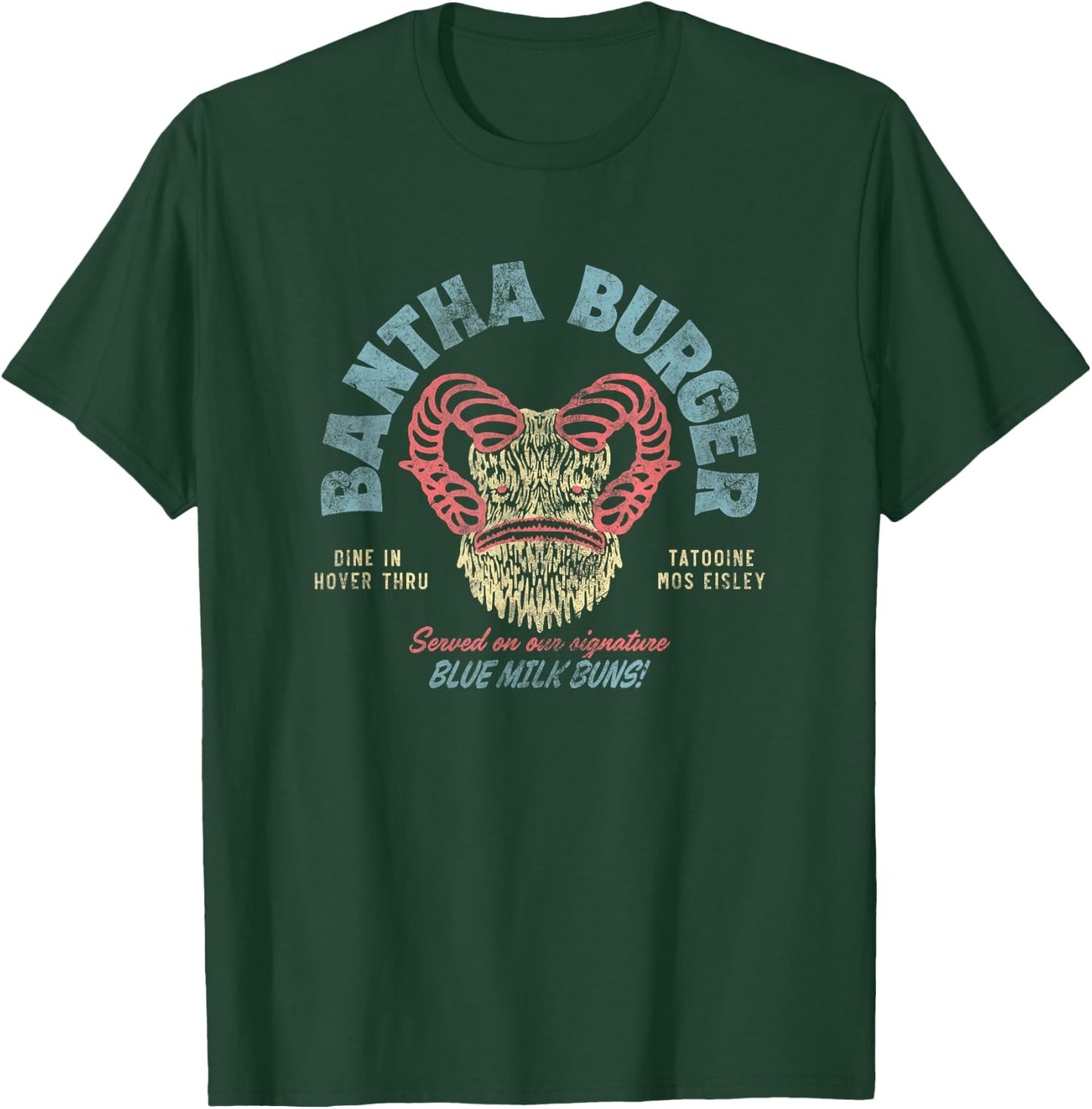 Star Wars Bantha Burger Full Color T-Shirt - T-Shirt | Forest