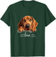 Cute Dog Graphic Love Puppy Redbone Coonhound Dog Women T-Shirt - T-Shirt | Forest