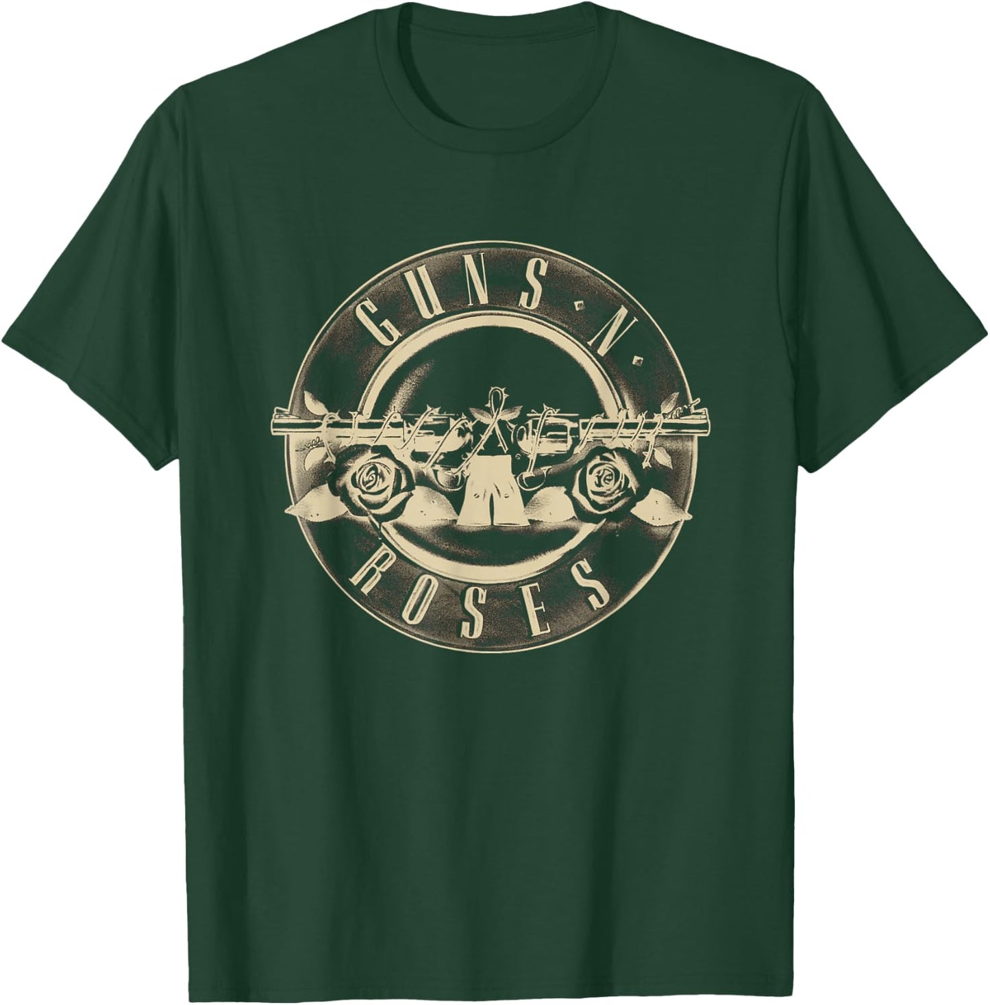 Guns N' Roses Official Reverse Logo , black T-Shirt - T-Shirt | Forest