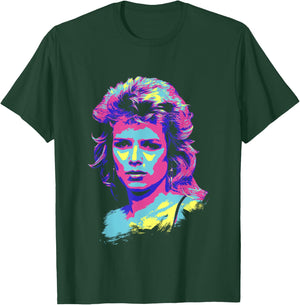 TV Times Kim Wilde 80er Jahre Pop Sänger Pop Art stilisiert T-Shirt - T-Shirt | Forest