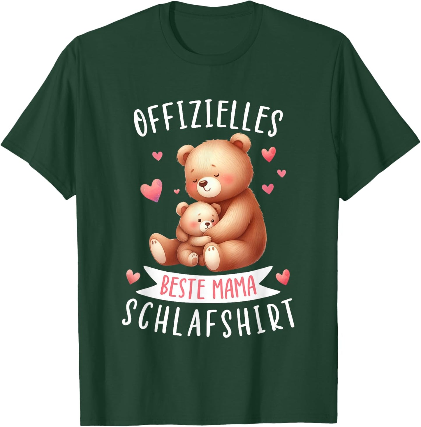 Offizielles Beste Mama Schlafshirt Muttertag Bären Mama T-Shirt - T-Shirt | Forest