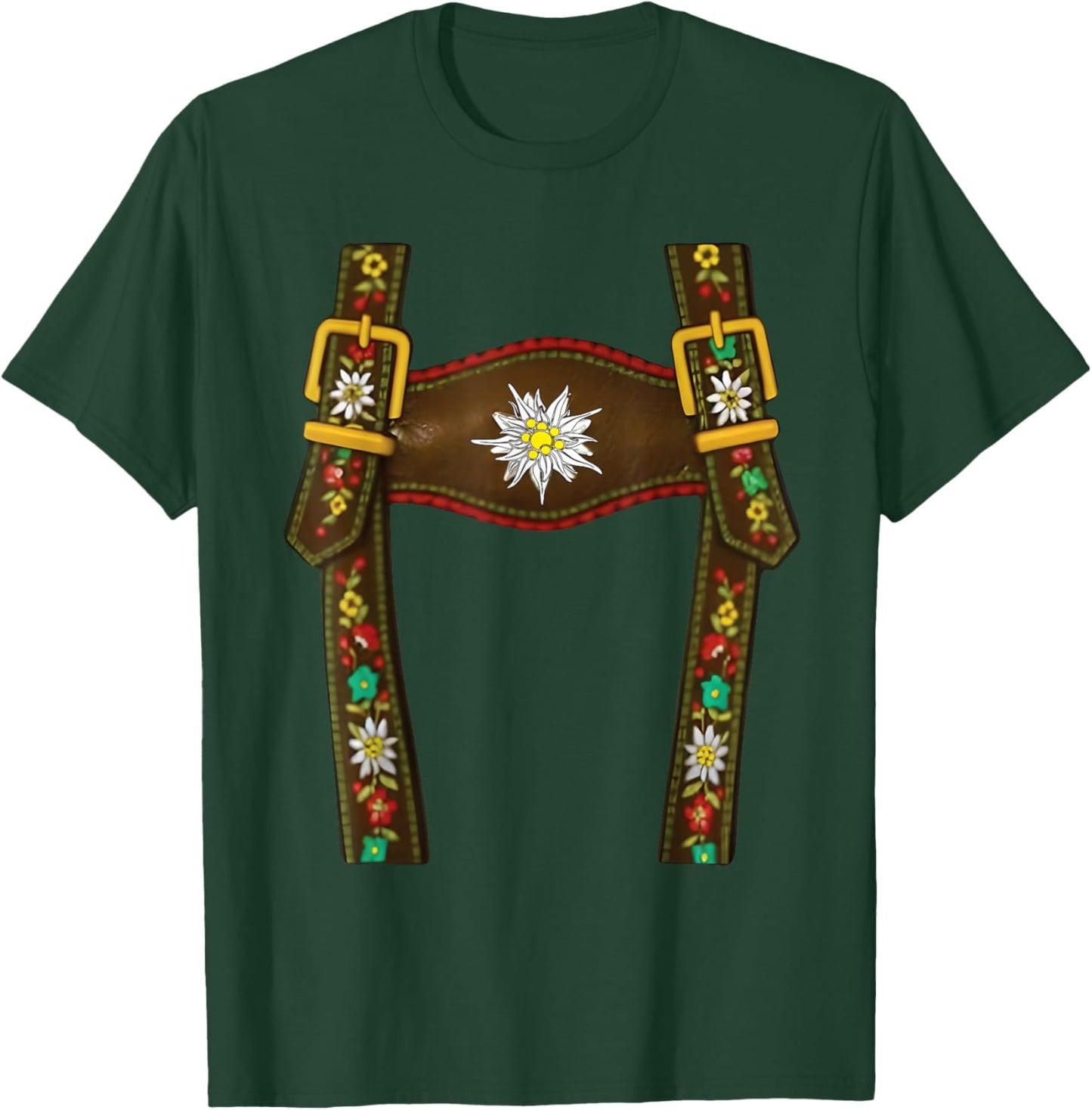 Tracht Ersatz Lederhose Kinder Trachten Oktoberfest Tracht T-Shirt - T-Shirt | Forest