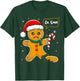 Funny Christmas Oh Snap Gingerbread Man Cookie X Mas PJs T-Shirt - T-Shirt | Forest
