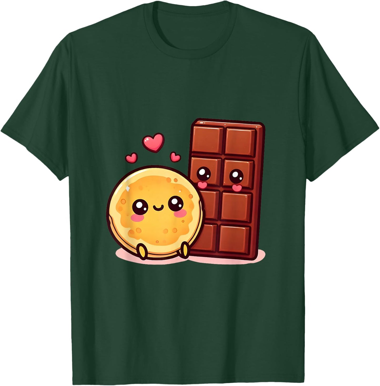 Choco and Pancake Couples Love T-Shirt - T-Shirt | Forest