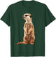 Meerkat , Black, S T-Shirt - T-Shirt | Forest
