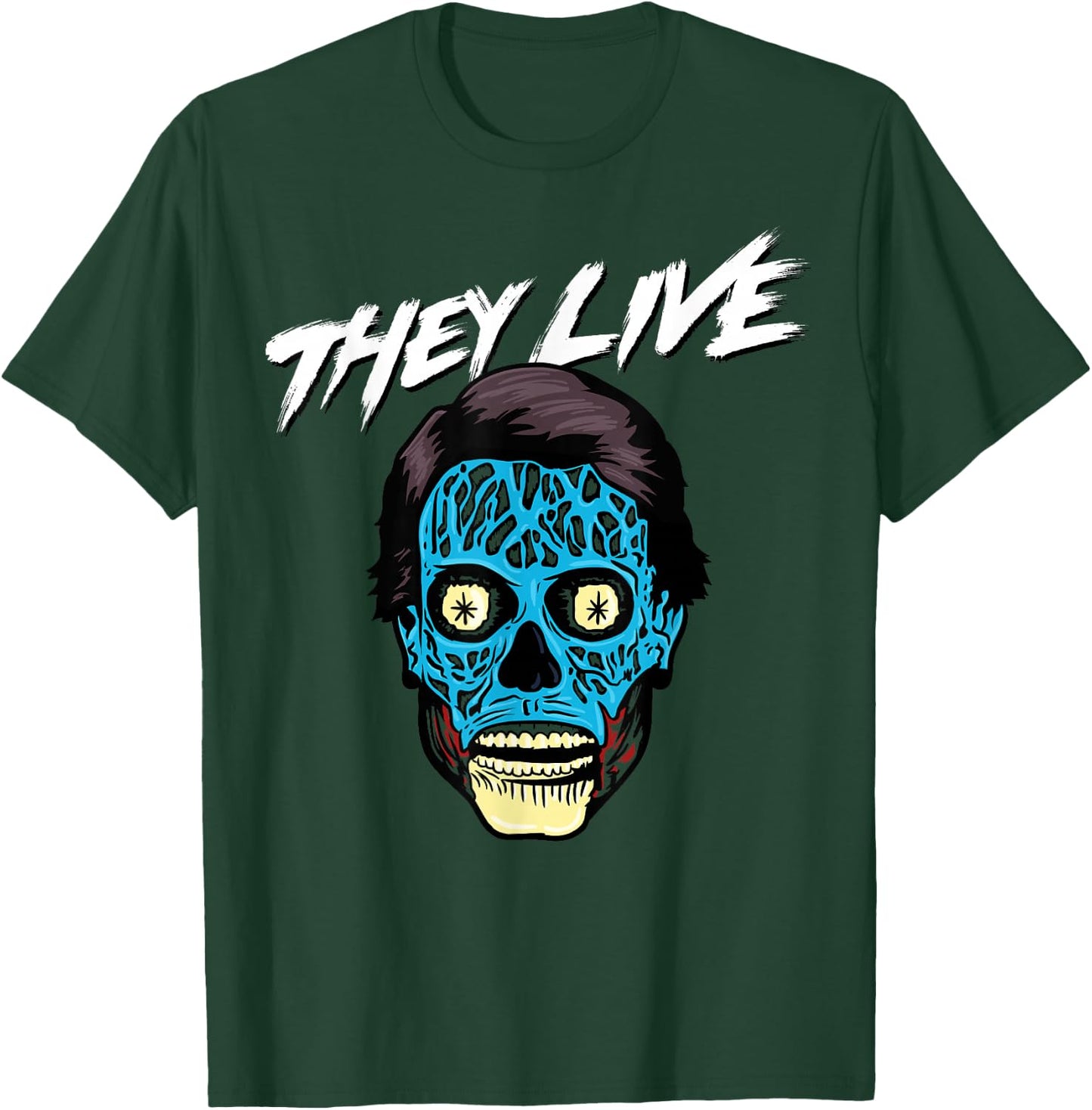 They Live Alien Big Face T-Shirt - T-Shirt | Forest