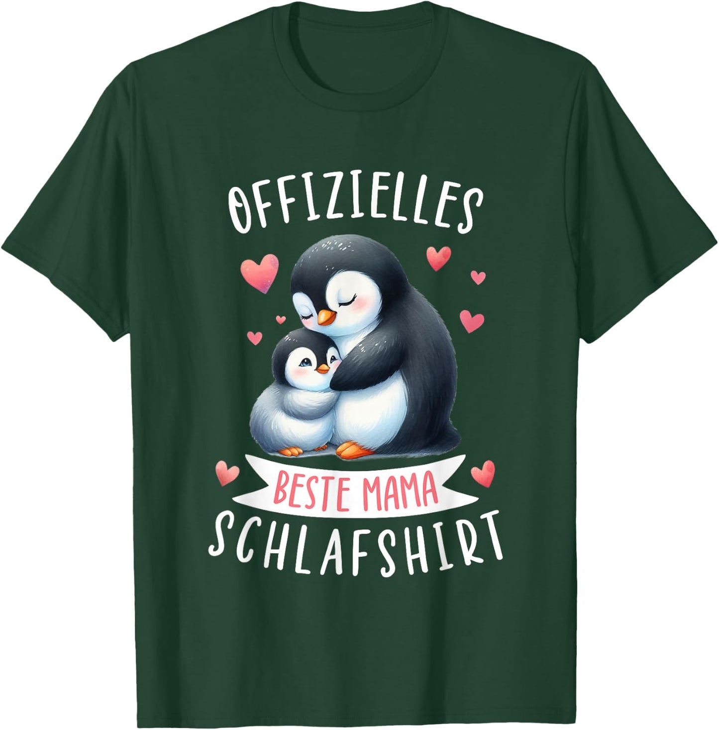 Offizielles Beste Mama Schlafshirt Muttertag Pinguin Mama T-Shirt - T-Shirt | Forest