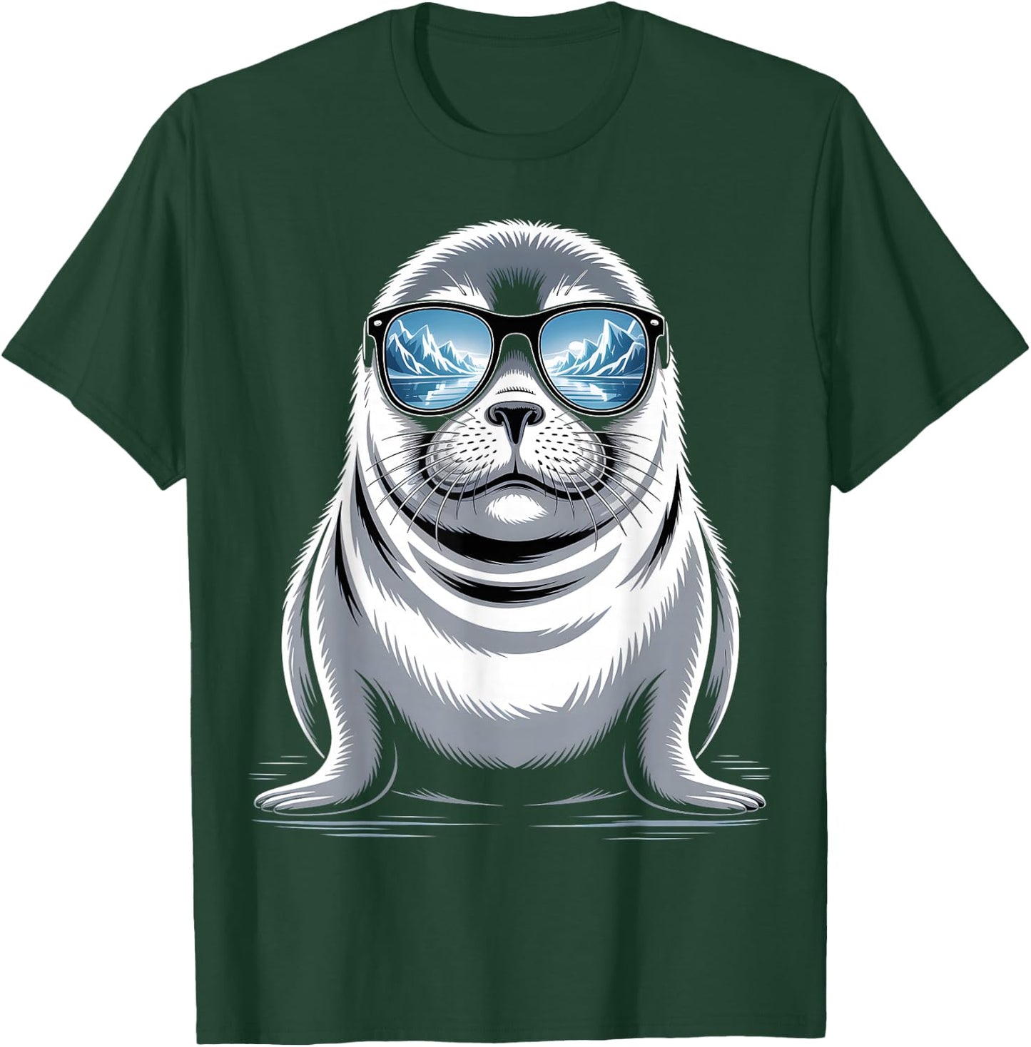 Cool Arctic Seal T-Shirt - T-Shirt | Forest