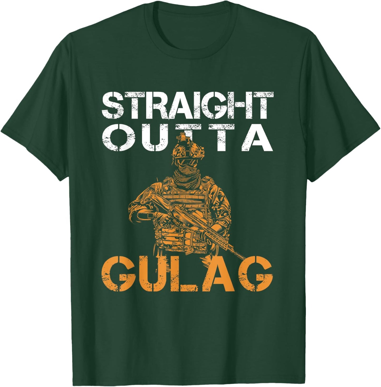 Warzone Verdansk, Straight Outta Gulag T-Shirt - T-Shirt | Forest