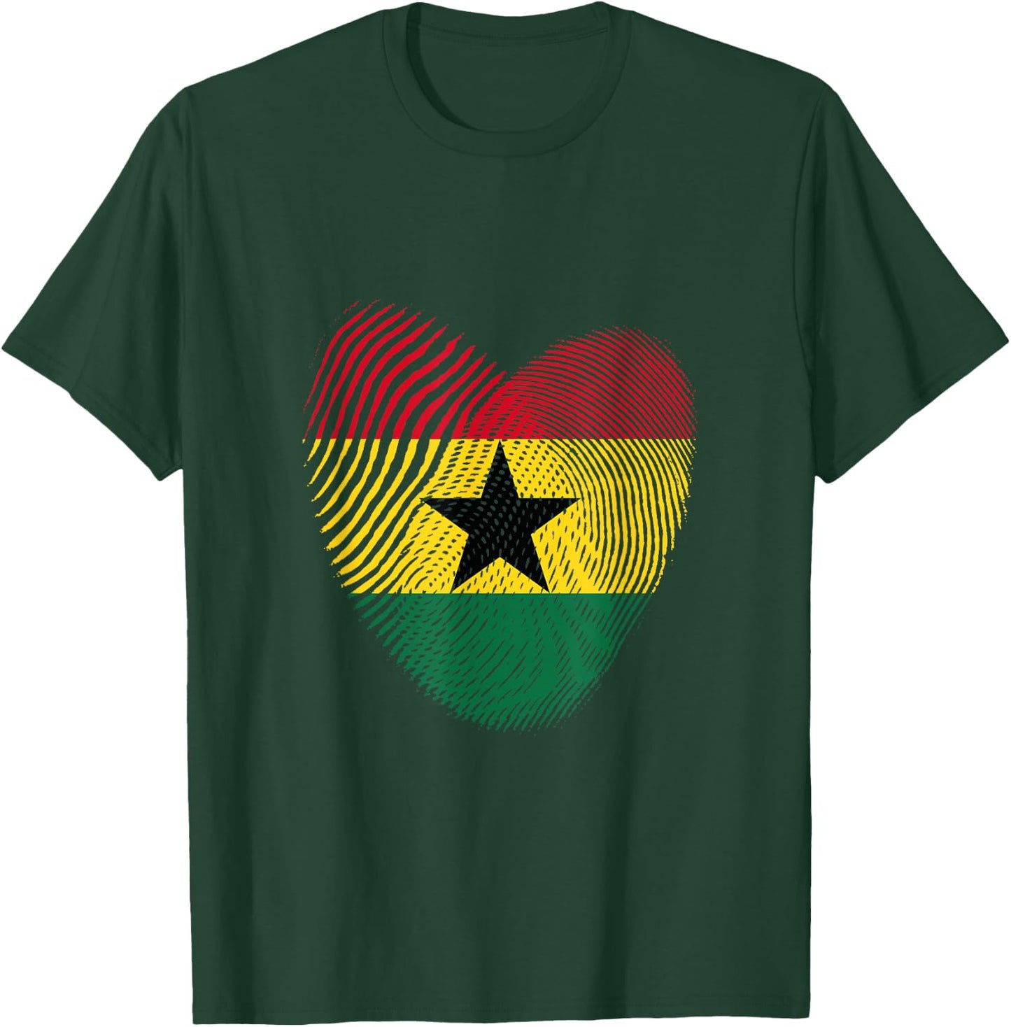 Football Jersey Team Ghana 2022 Supporter Stars T-Shirt - T-Shirt | Forest
