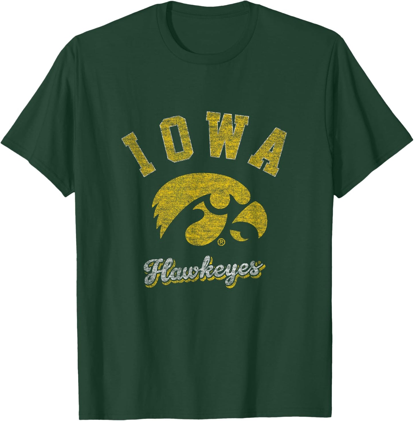 Iowa Hawkeyes | NCAA University of Official | 01AMBK11 T-Shirt - T-Shirt | Forest