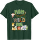 Mom of The Wild One 1st Birthday Safari Family T-Shirt - T-Shirt | Forest