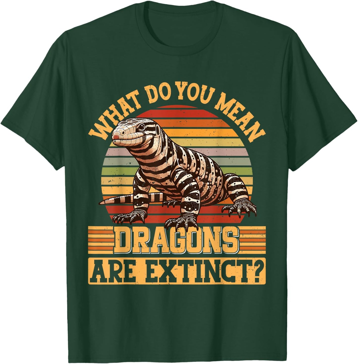 Reptile Lizard Tegu lover T-Shirt - T-Shirt | Forest