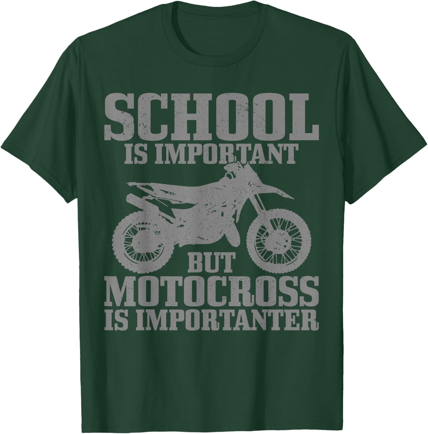 Motocross MX Enduro Freestyle Motorcycle Gift T-Shirt - T-Shirt | Forest