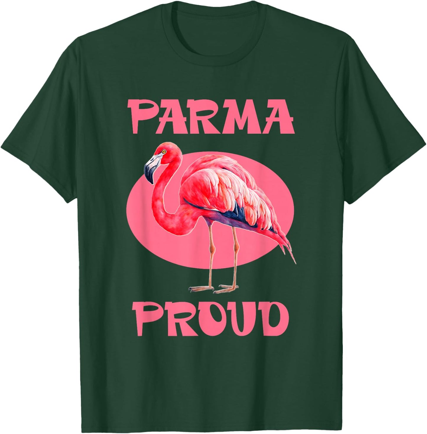 Parma Ohio Iconic Pink Flamingo T-Shirt - T-Shirt | Forest