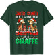 Dear Santa All I Want For Christmas Is A Giraffe Xmas T-Shirt - T-Shirt | Forest