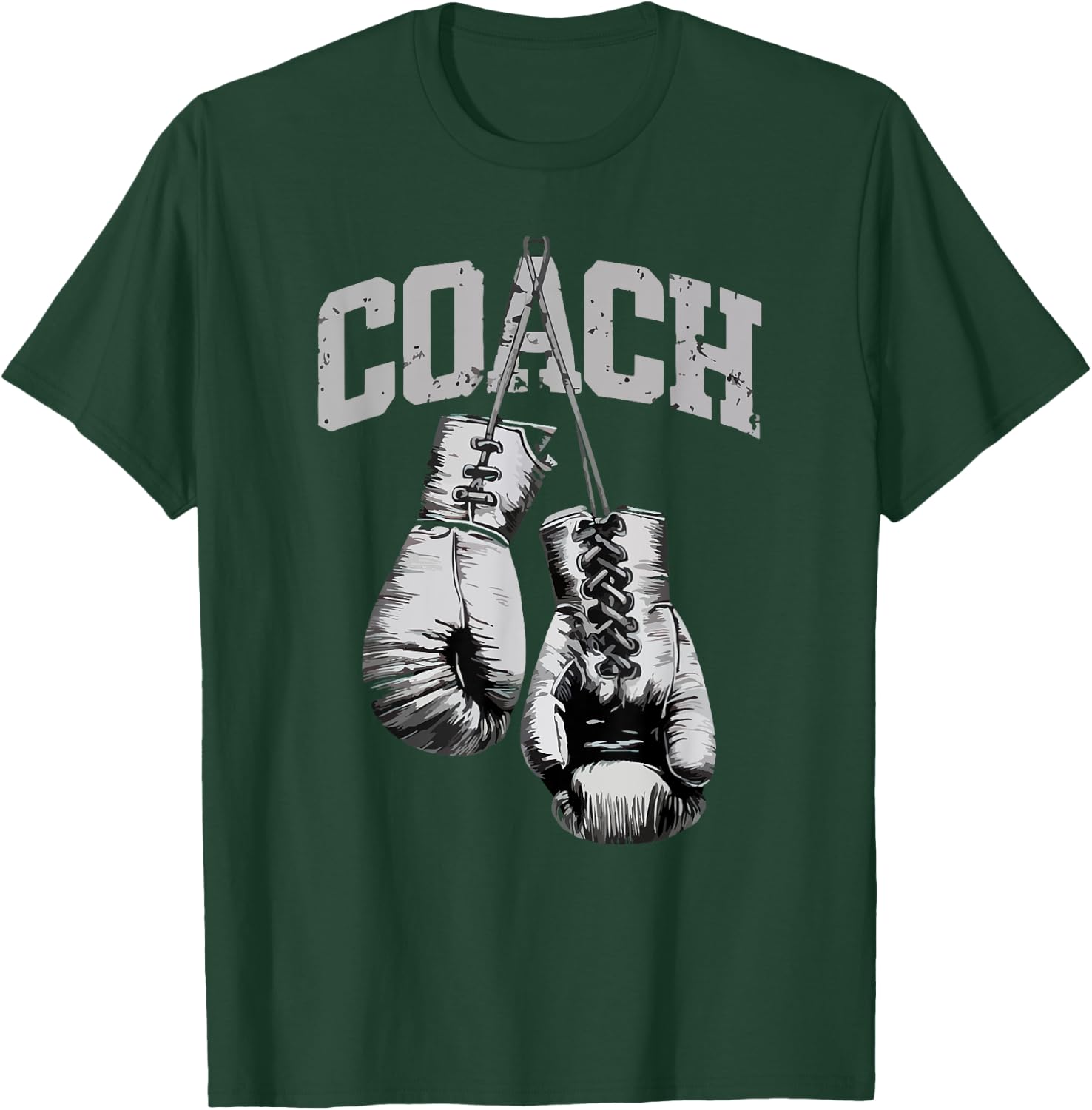 Boxing Gloves Retro Boxing Coach Kickboxing MMA , Black, S T-Shirt - T-Shirt | Forest