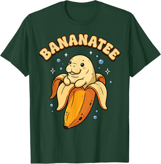 Bananatee Banana Manatee T-Shirt - T-Shirt | Forest