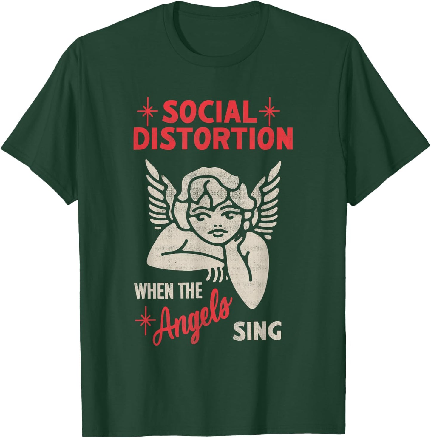 Official Social Distortion When Angels Sing T-Shirt - T-Shirt | Forest