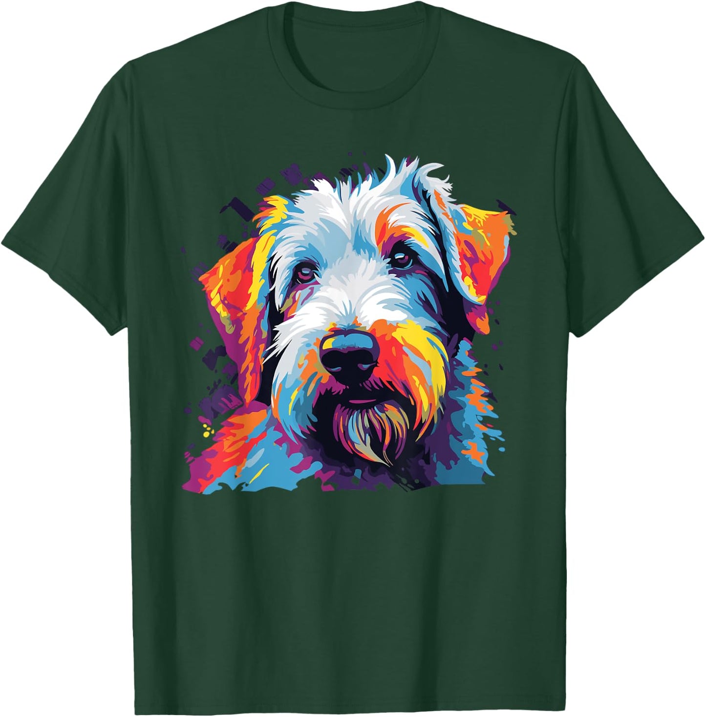 Watercolor Colorful Sealyham Terrier Dog T-Shirt - T-Shirt | Forest