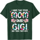 I Have Two Titles Mom and Gigi Best Gigi Mother's Day Floral T-Shirt - T-Shirt | Forest