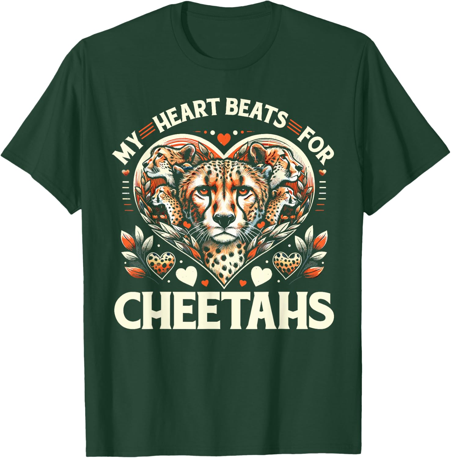 Leopard Cheetah T-Shirt - T-Shirt | Forest