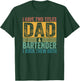 I Have Two Titles Dad And Bartender Daddy Dad Father's Day T-Shirt - T-Shirt | Forest