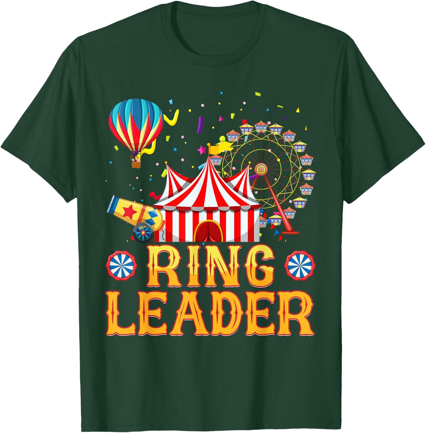 Ring Leader Carnival Circus Costume Circus Theme Party Kids T-Shirt - T-Shirt | Forest