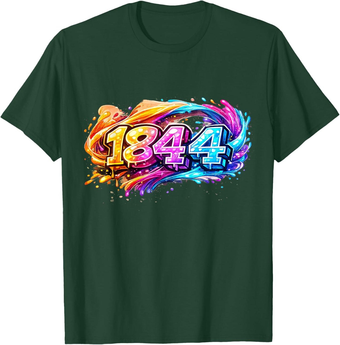 1844 - Spalsh T-Shirt - T-Shirt | Forest