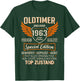 Oldtimer Year 1963 Born Vintage 1963 Birthday , black T-Shirt - T-Shirt | Forest