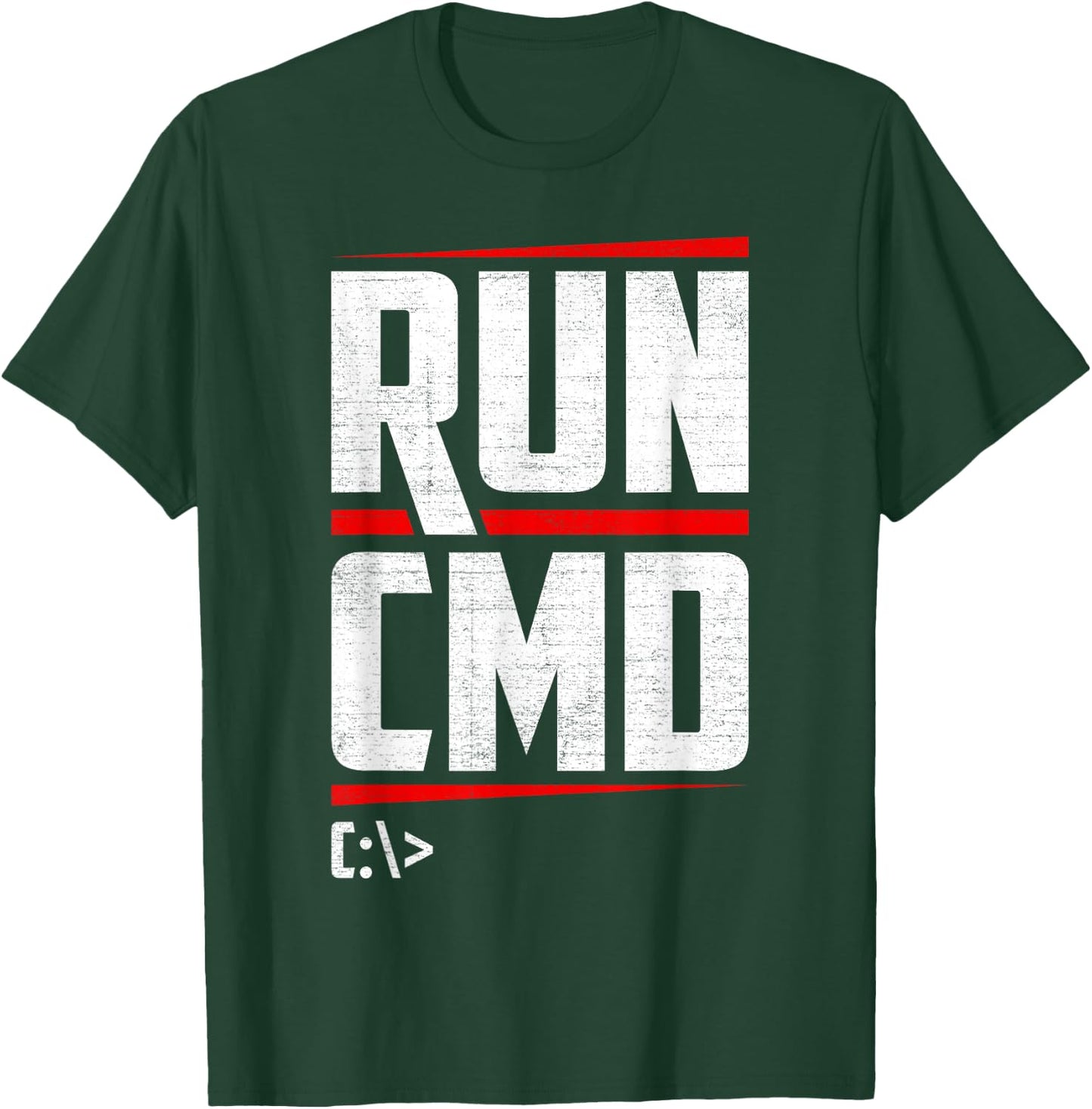 Run CMD Programmierer IT Spezialist T-Shirt - T-Shirt | Forest