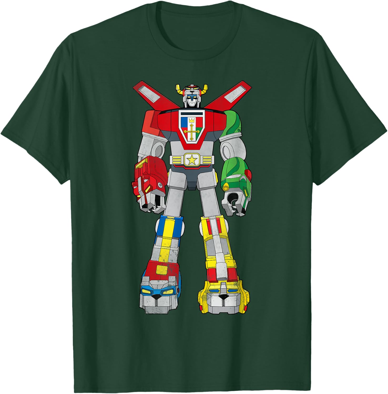 Voltron Retro Defender Battle Ready Graphic T-Shirt - T-Shirt | Forest