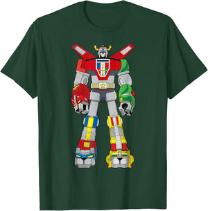 Voltron Retro Defender Battle Ready Graphic T-Shirt - T-Shirt | Forest