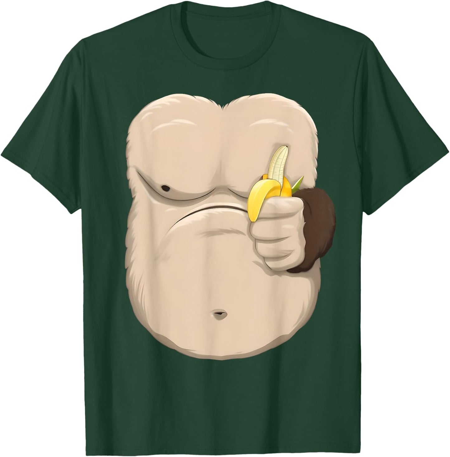 Monkey Costume , Women and Children - Funny Monkey , brown T-Shirt - T-Shirt | Forest