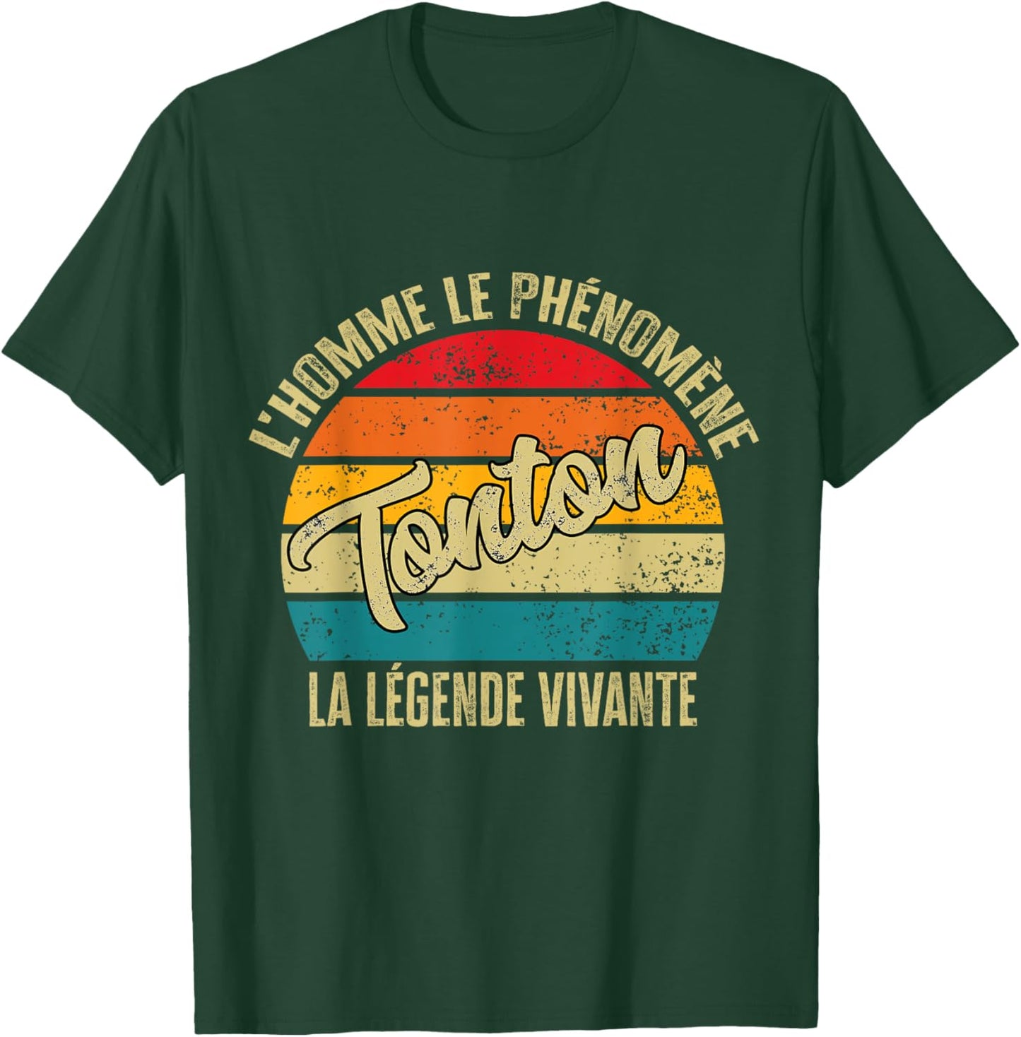 Tonton Cadeau Personnalisé humour homme La Légende vivante T-Shirt - T-Shirt | Forest