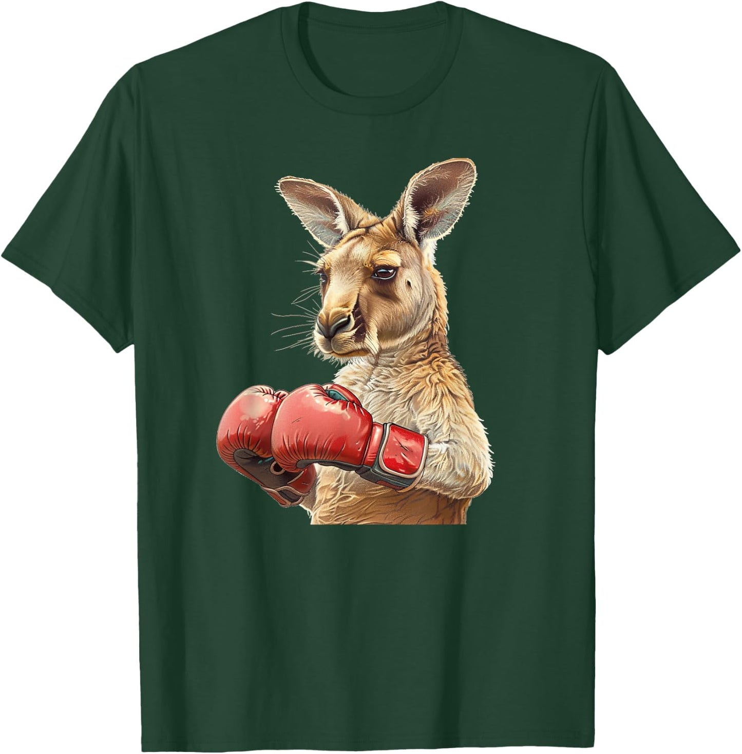 Cool Kangaroo Costume with boxing Gloves T-Shirt - T-Shirt | Forest