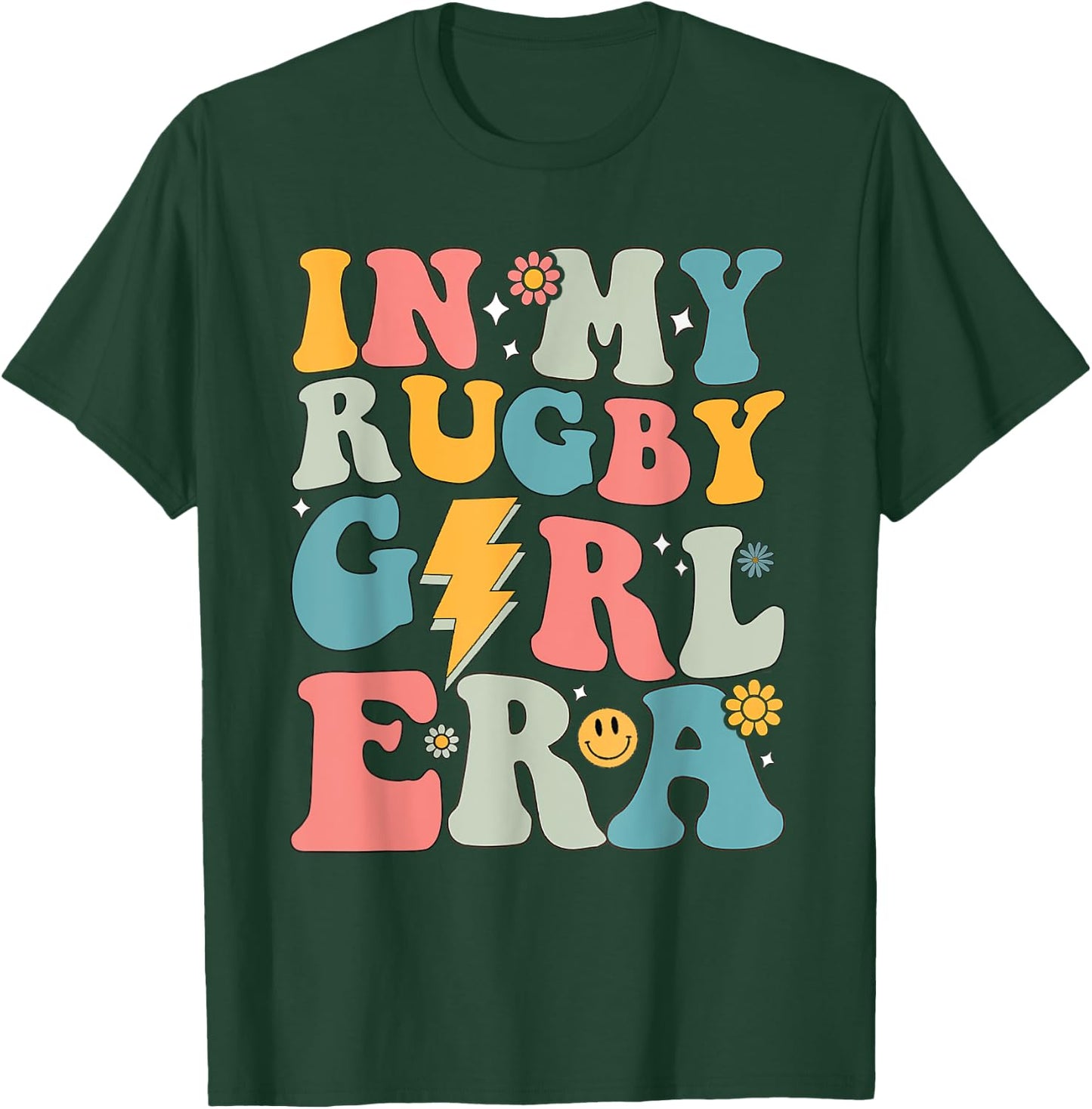 Groovy In My Rugby Girl Era Women T-Shirt - T-Shirt | Forest