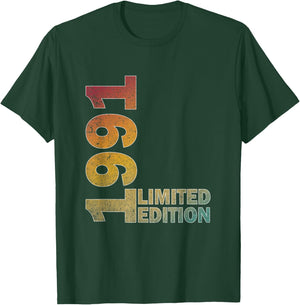 35th Birthday Gift men & women born 1991 turning 35 Year Old T-Shirt - T-Shirt | Forest