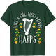 Harp Harpist Girl Cute T-Shirt - T-Shirt | Forest