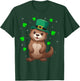 Irish Shamrock Leprechaun Hat Otter St Patrick's Day T-Shirt - T-Shirt | Forest