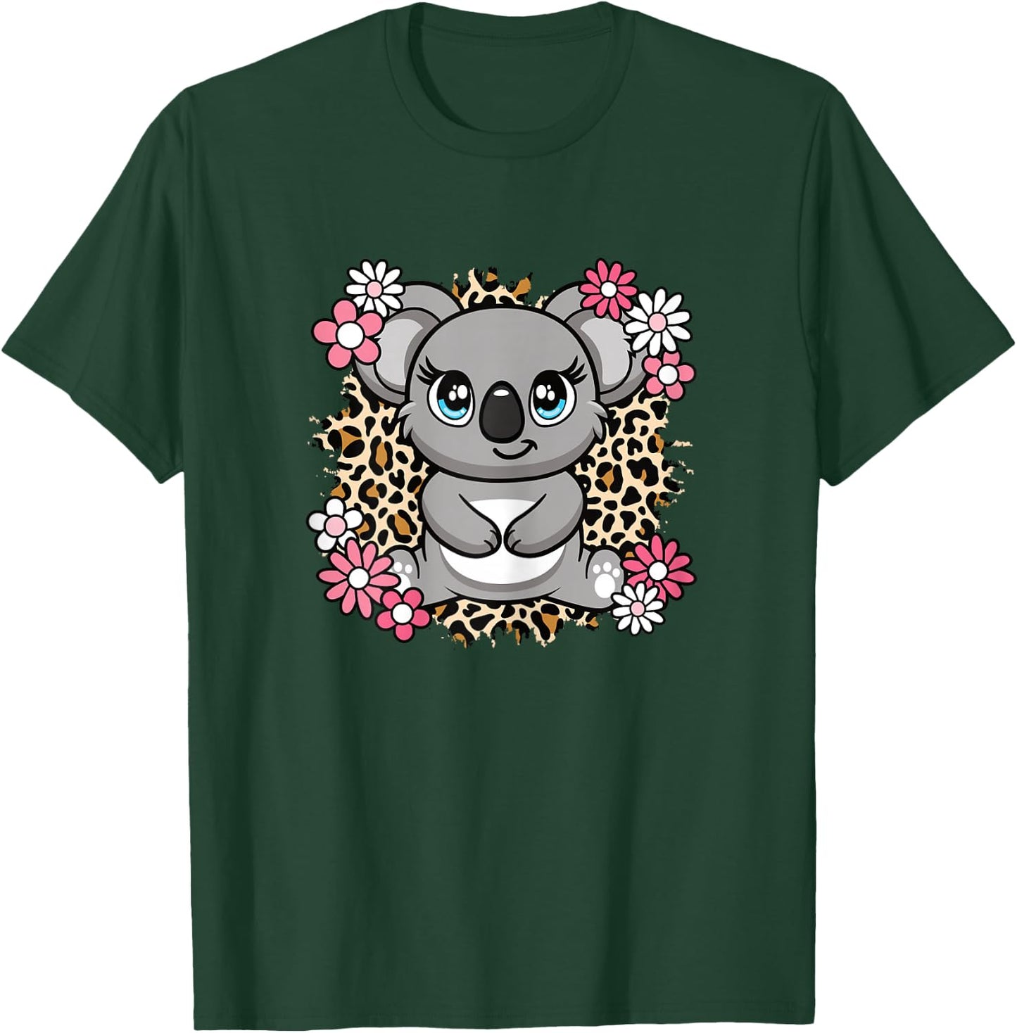 Cute Koala Lover Women Girls Kids T-Shirt - T-Shirt | Forest