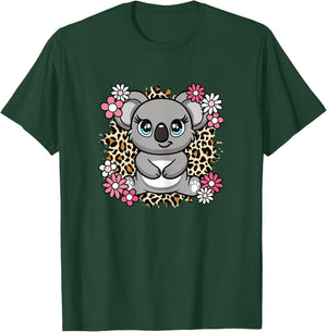 Cute Koala Lover Women Girls Kids T-Shirt - T-Shirt | Forest