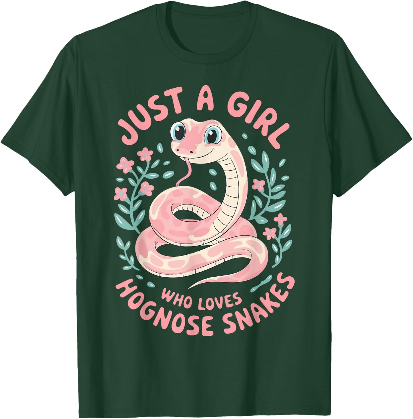 Just A Girl Who Loves Hognose Snakes T-Shirt - T-Shirt | Forest