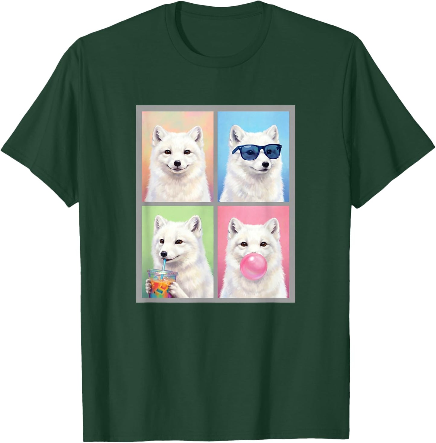 Arctic Foxes Funny Arctic Fox T-Shirt - T-Shirt | Forest