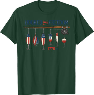 Hooked on Freedom T-Shirt - T-Shirt | Forest