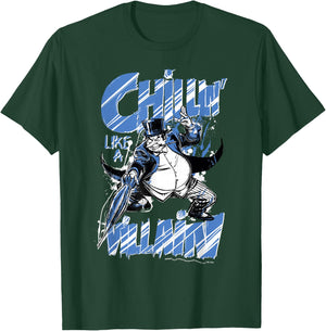 Batman, The Penguin, Relaxes Like a Villain , Black, S T-Shirt - T-Shirt | Forest