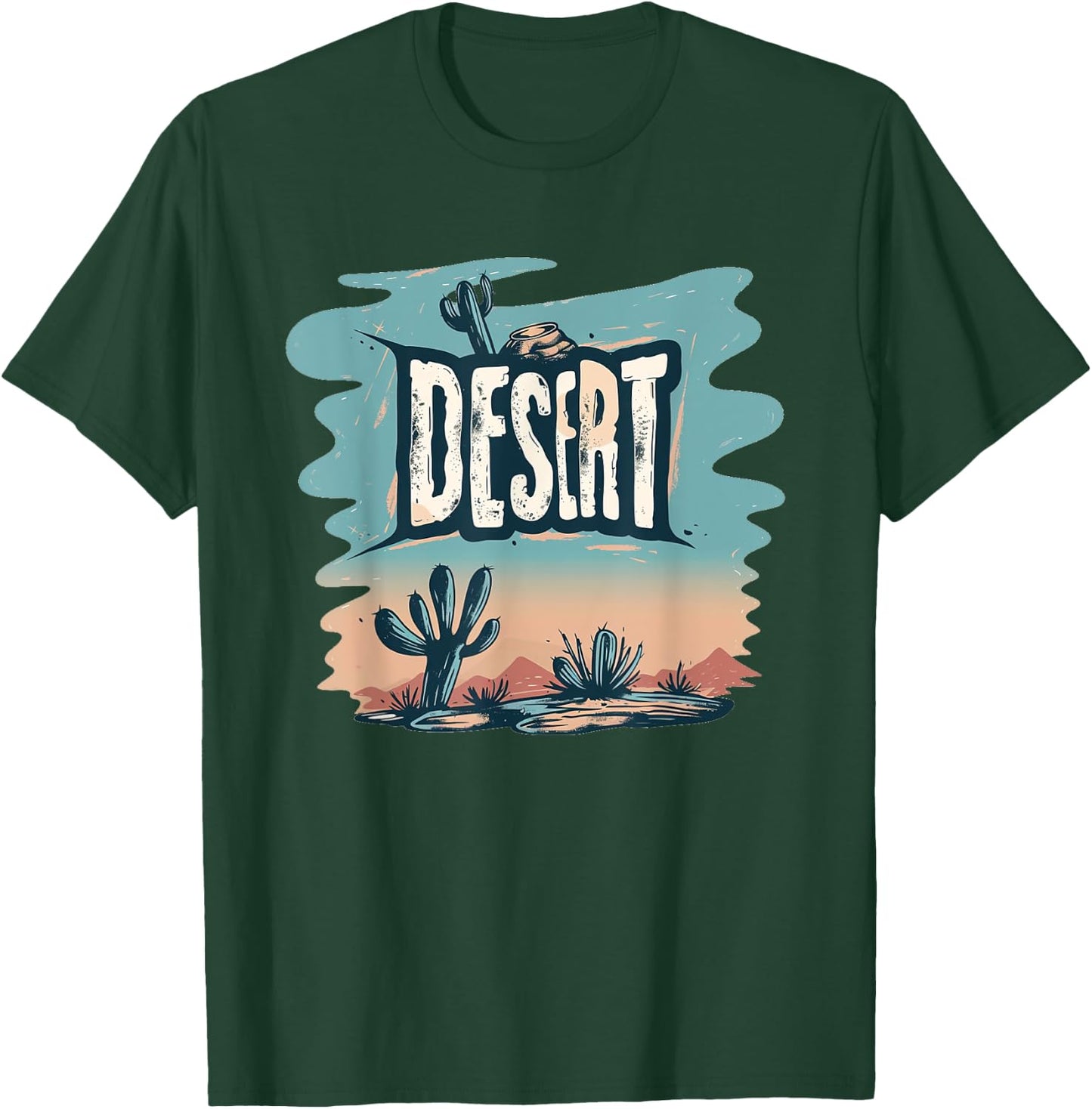 Beautiful Desert Costume with Cactus for Boys and Girls T-Shirt - T-Shirt | Forest