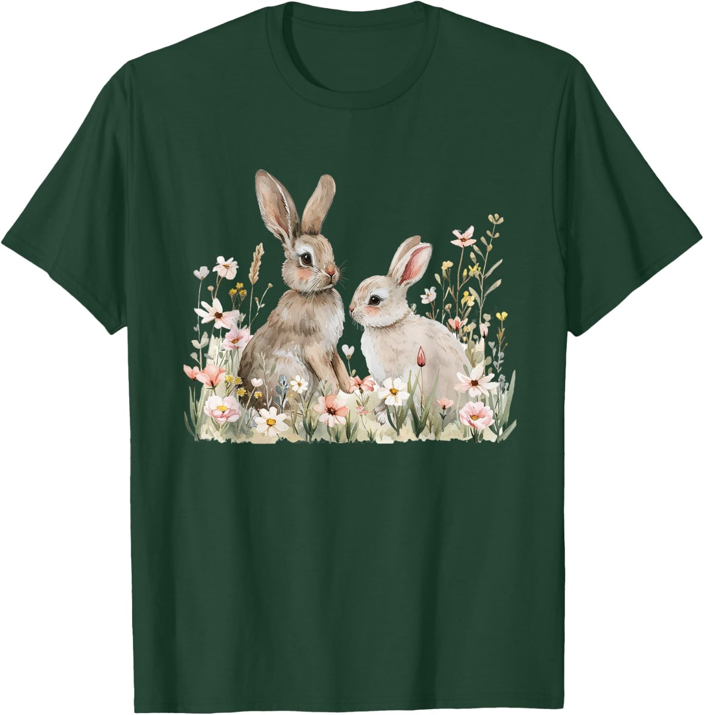 Bunny Lover Graphic Design Rabbit Owner T-Shirt - T-Shirt | Forest