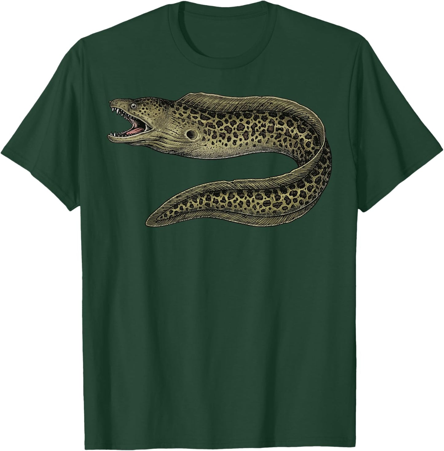 Moray EEL Illustration T-Shirt - T-Shirt | Forest